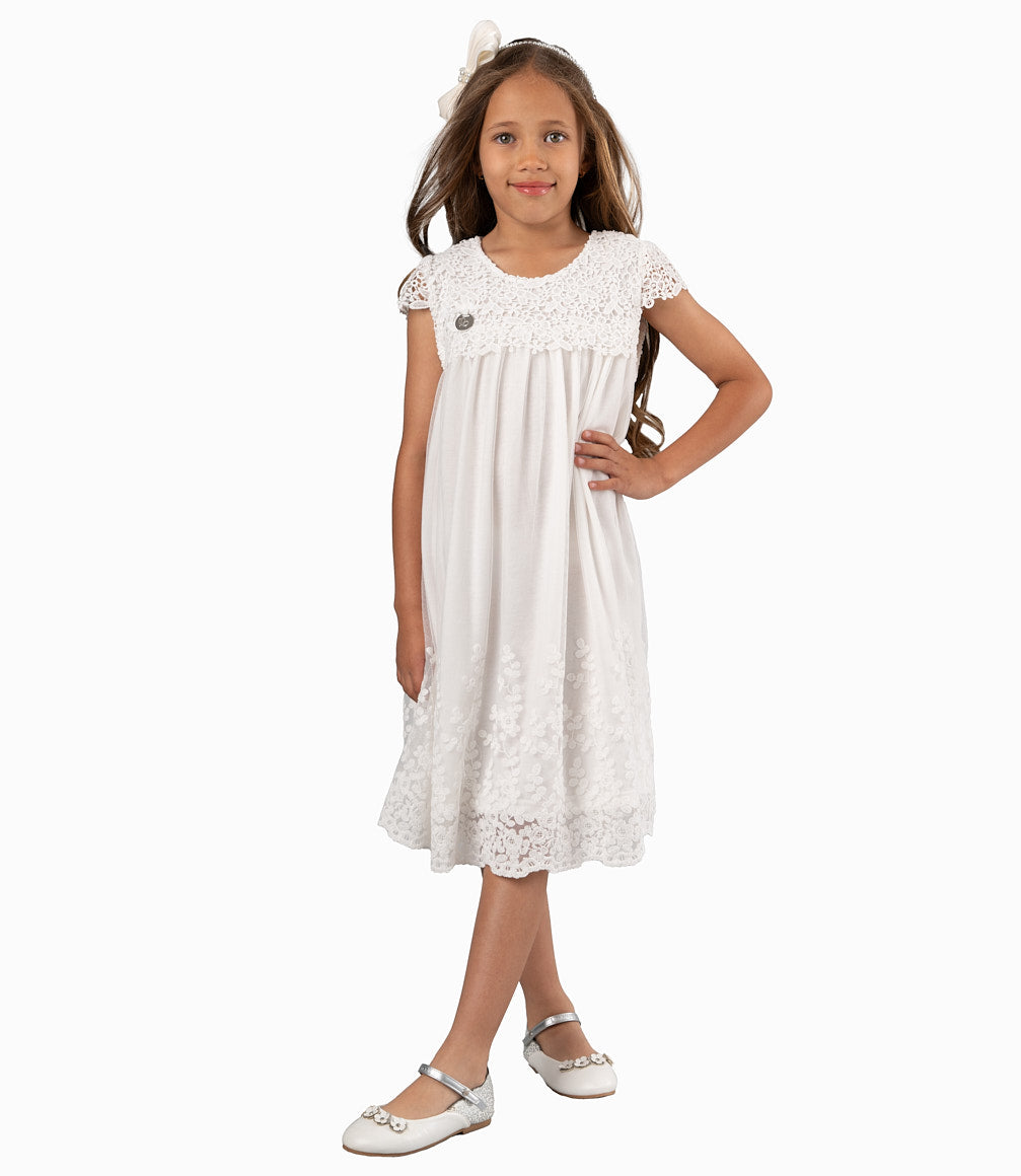 Vestido Niña Formal 2 años / Blanco