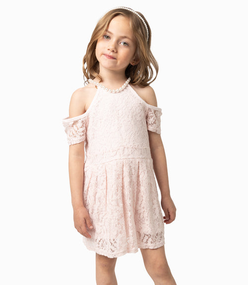 Vestido Niña De Encaje 2 años / Palo Rosa