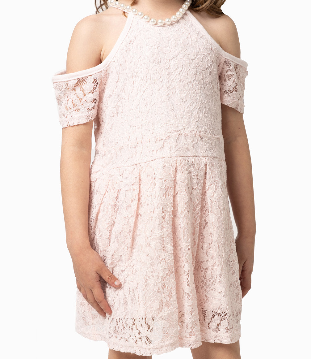 Vestido Niña De Encaje 2 años / Palo Rosa