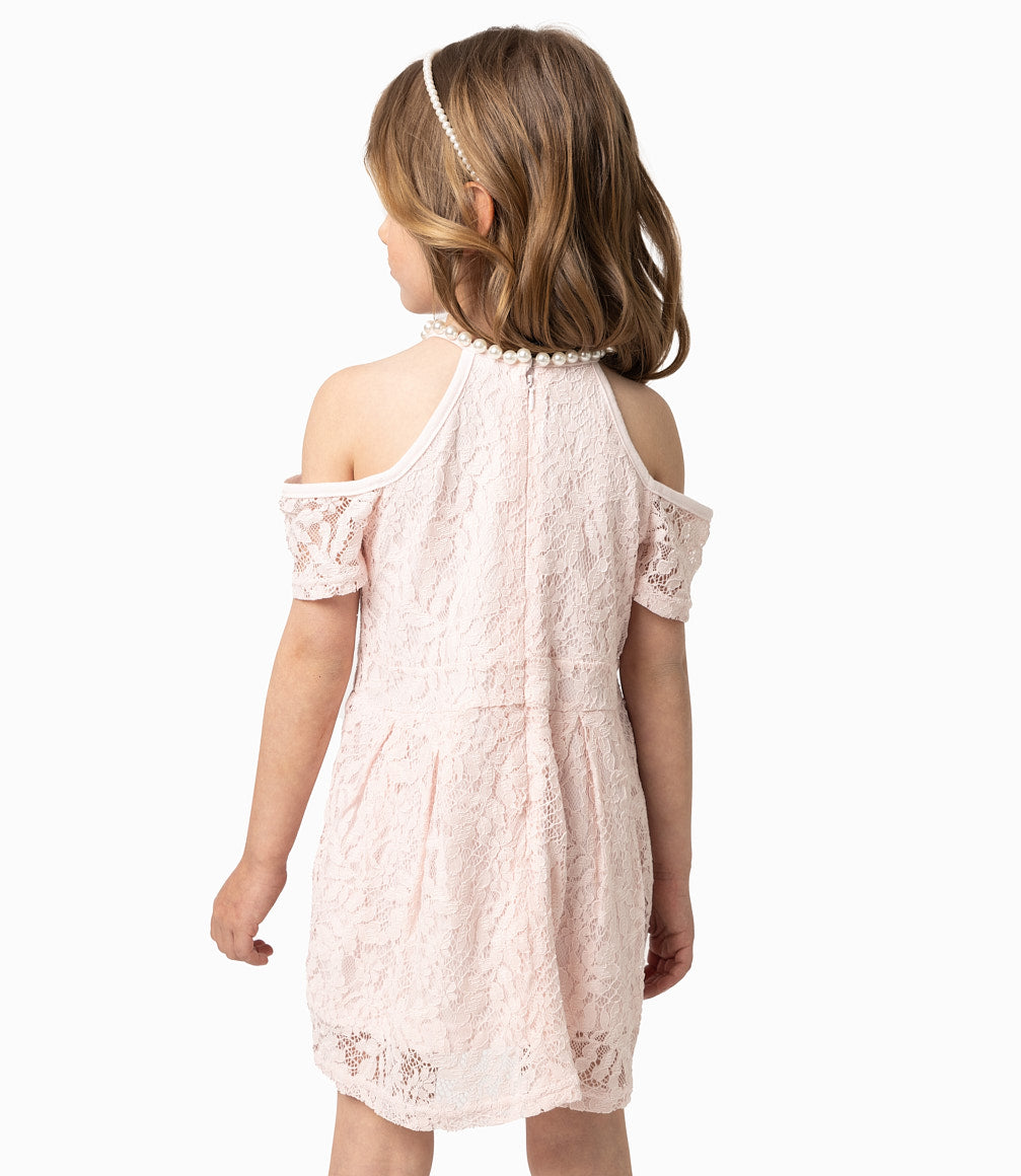 Vestido Niña De Encaje 2 años / Palo Rosa