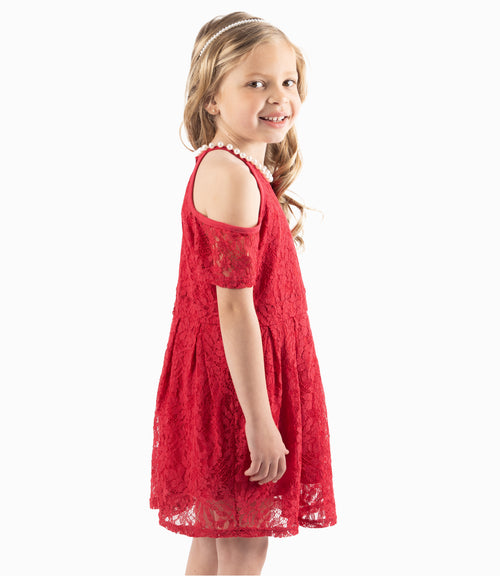 Vestido Niña De Encaje