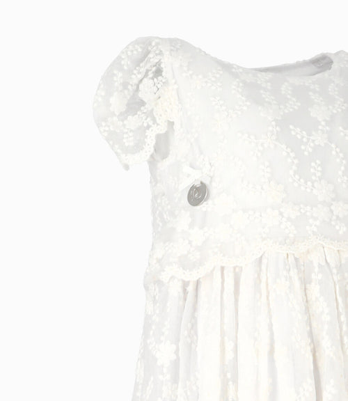 Vestido Niña de tul 2 años / Blanco