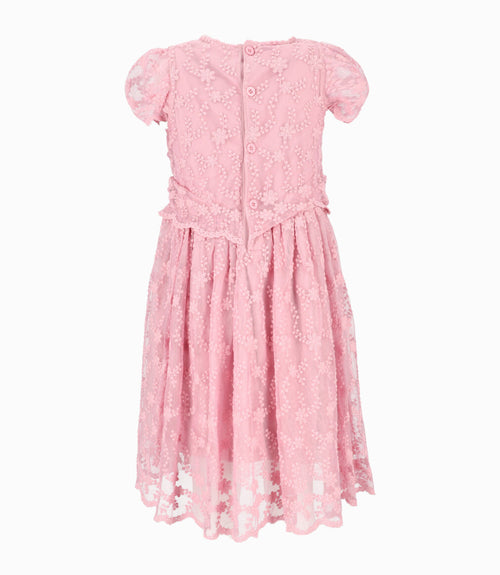 Vestido Niña de tul 2 años / Palo Rosa