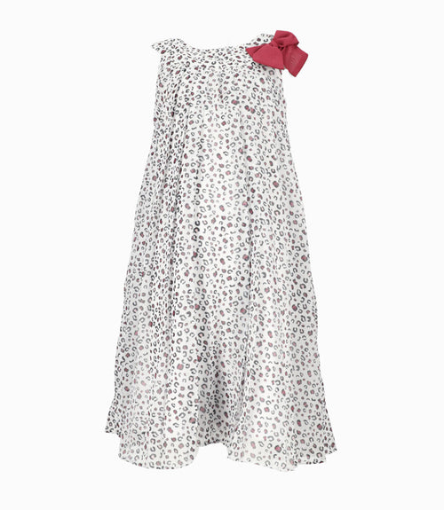 Vestido Niña cuello halter 2 años / Blanco