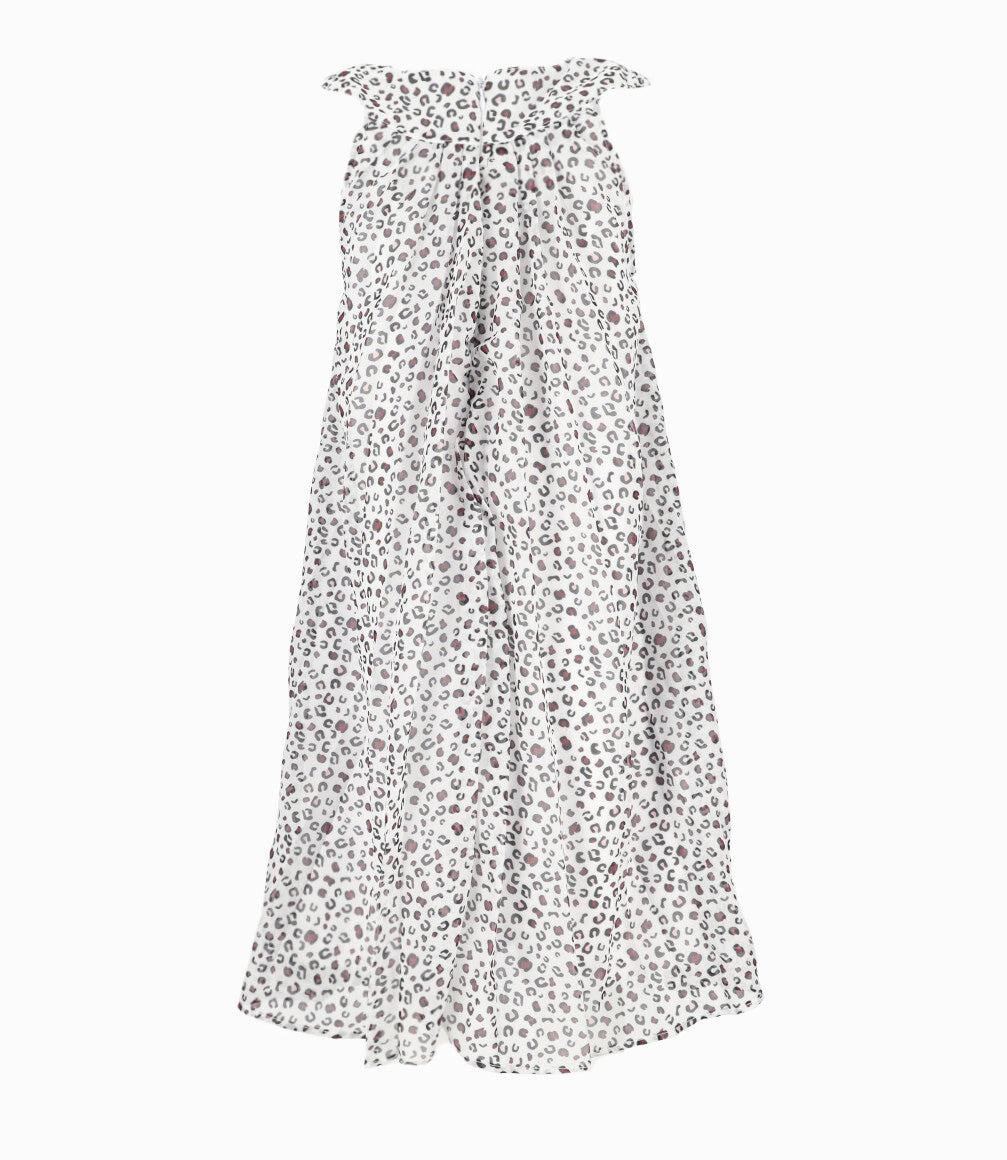Vestido Niña cuello halter 2 años / Blanco