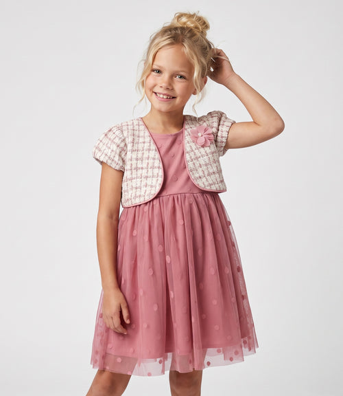 Vestido niña con bolero