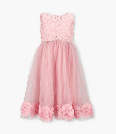 [NO PUBLICAR - GUARDADO] Vestido niña con flores 2 años / Palo Rosa