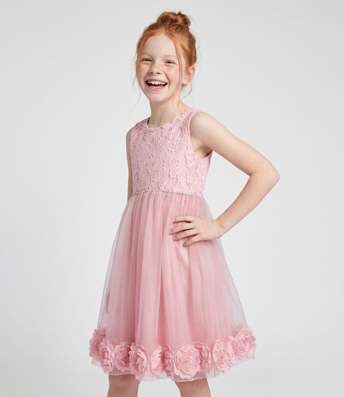 Vestido niña con flores