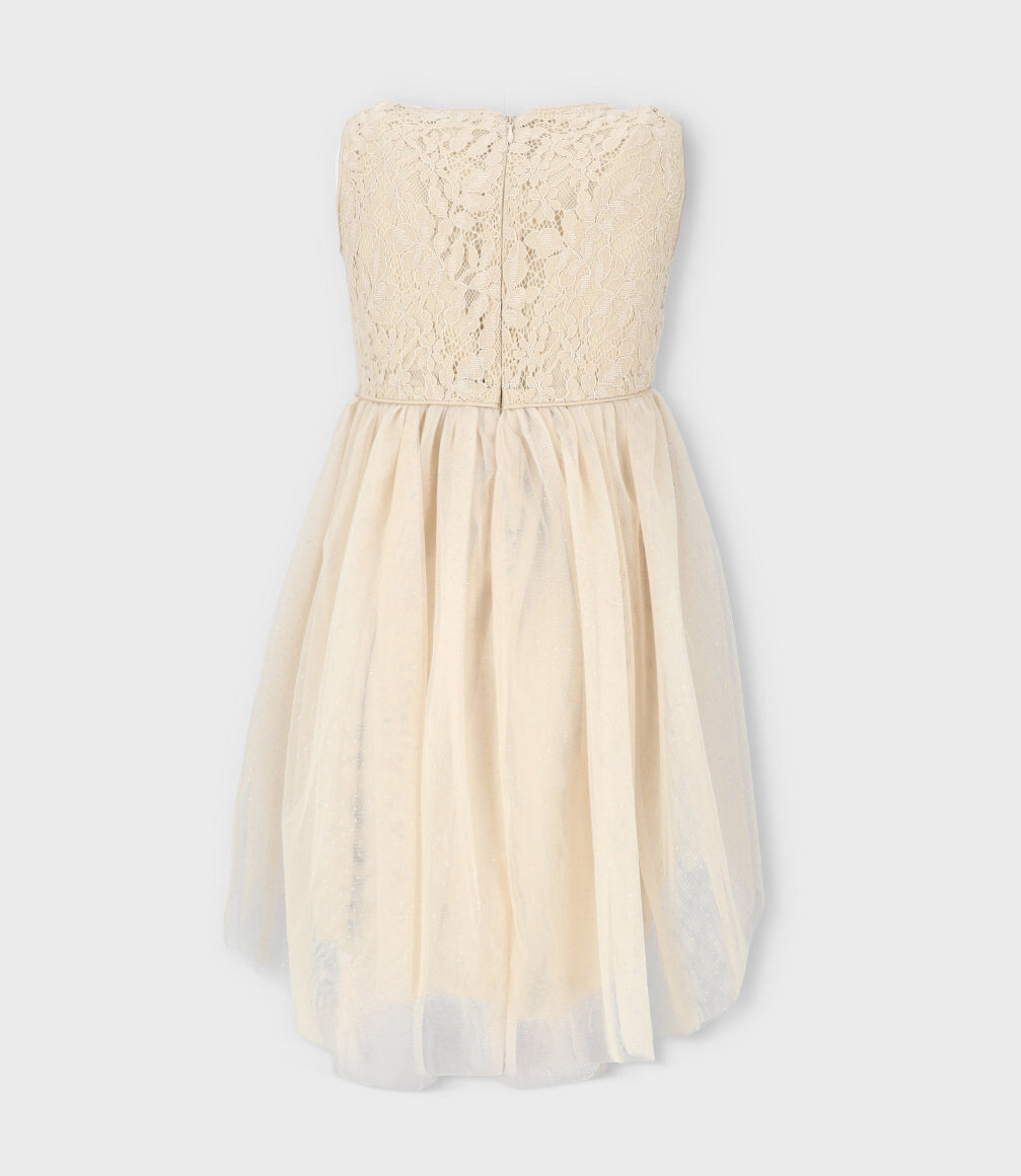 [NO PUBLICAR - GUARDADO] Vestido niña con tul 2 años / Dorado