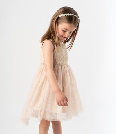 Vestido niña con tul