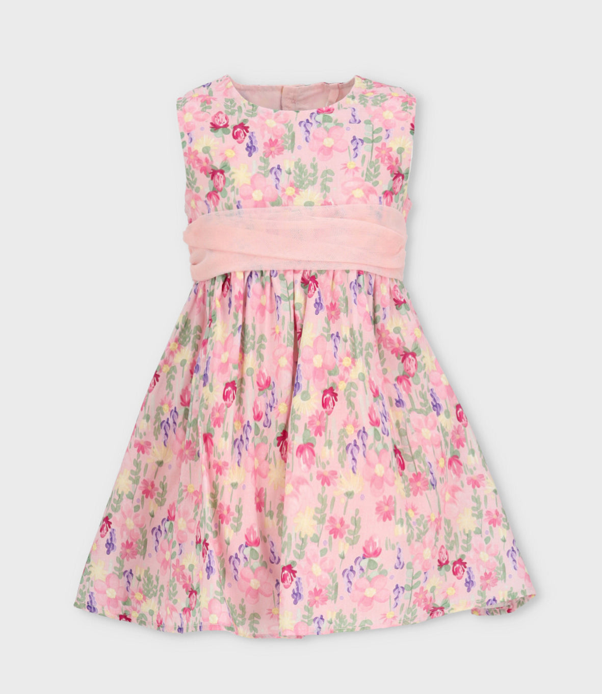 Vestido niña floreado con bolero 2 años / Rosado