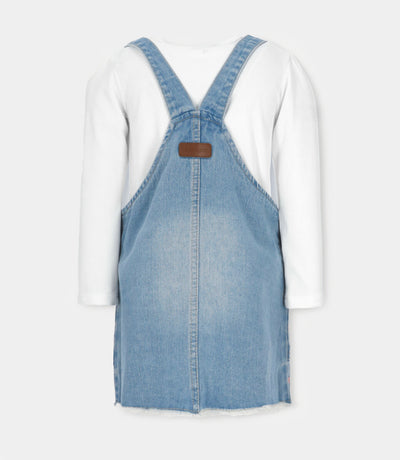Vestido niña de denim