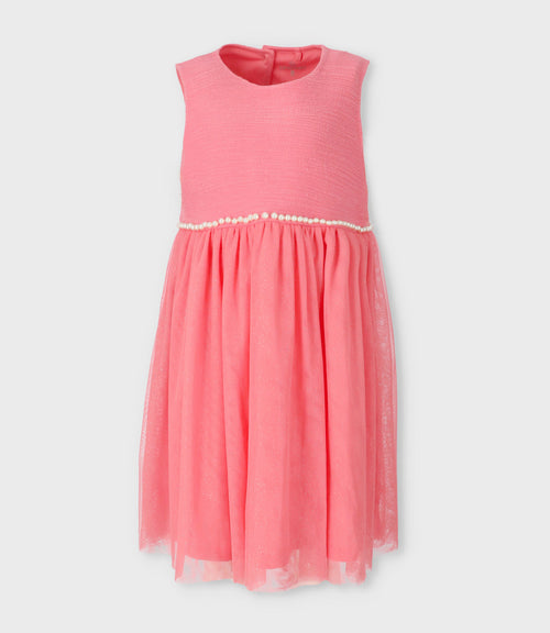 Vestido niña con bolero 2 años / Coral