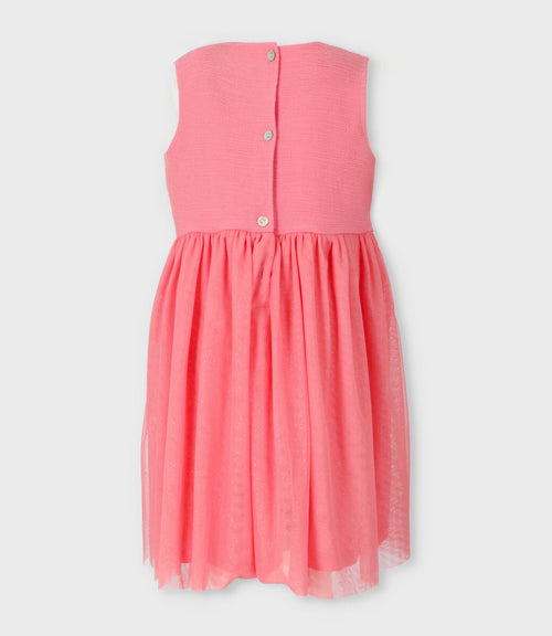 Vestido niña con bolero 2 años / Coral