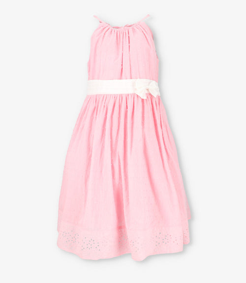 Vestido niña con lazo 2 años / Rosado