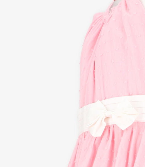 Vestido niña con lazo 2 años / Rosado