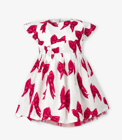 Vestido niña con lazos