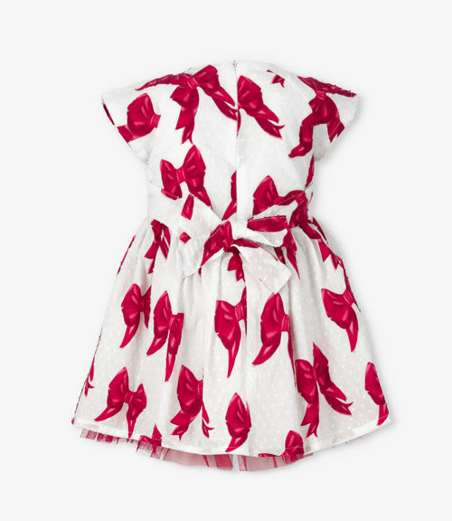 Vestido niña con lazos