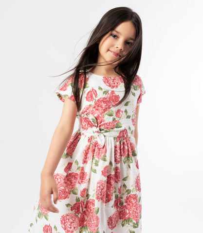 Vestido niña con flores