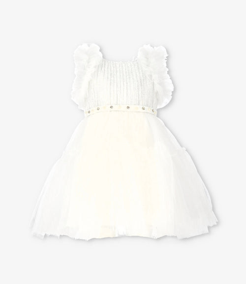 Vestido niña con vuelos