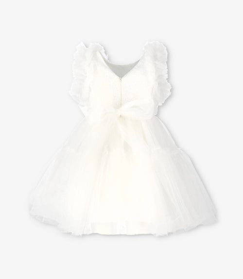 Vestido niña con vuelos