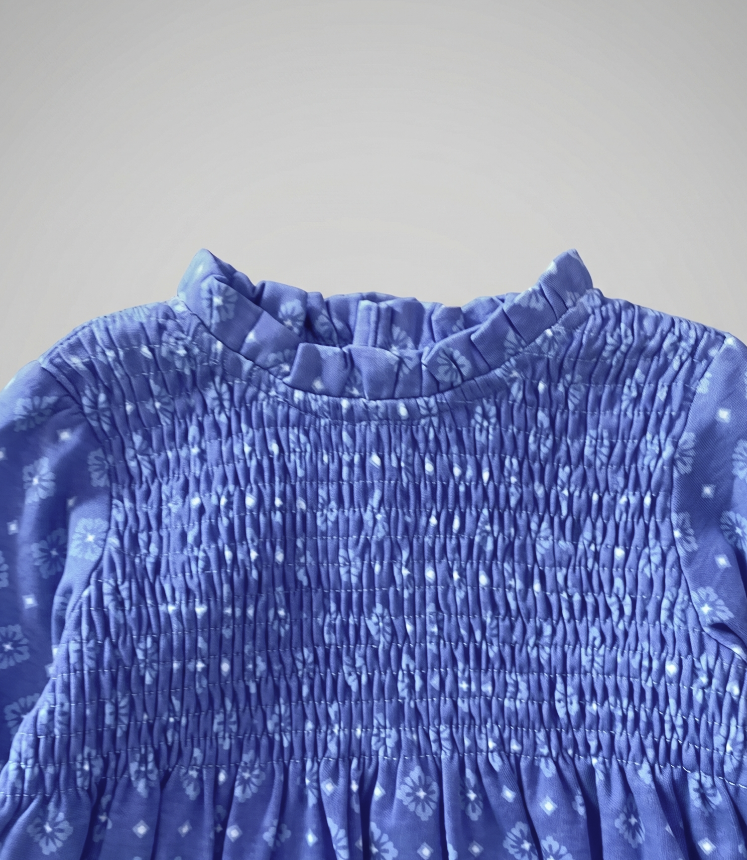 Vestido niña boho 2 años / Azul