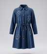 Vestido niña de denim