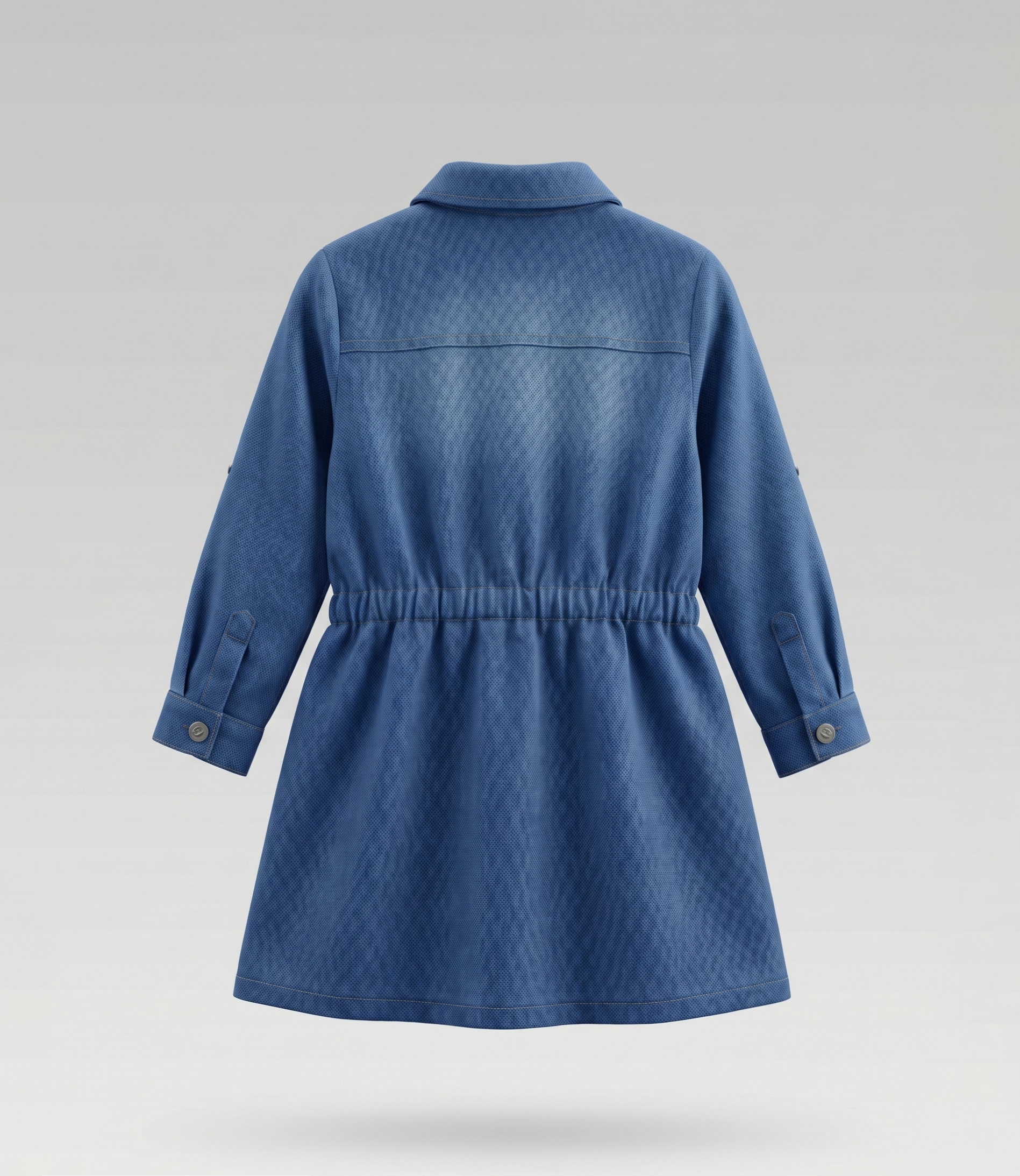 Vestido niña de denim 2 años / Azul Marino