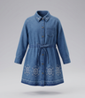 Vestido niña de denim