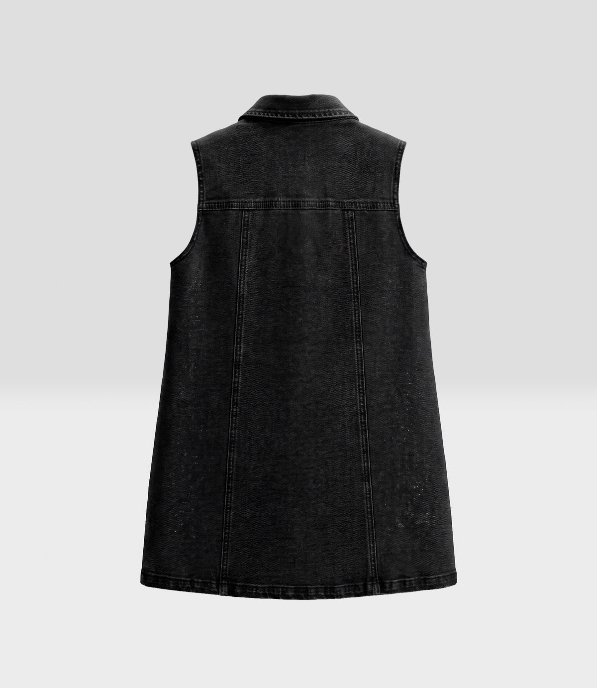 Vestido niña con remaches metálicos 2 años / Negro