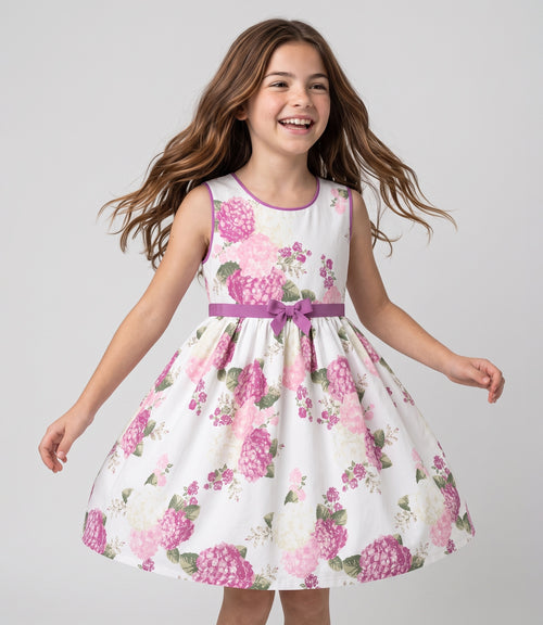 Vestido niña floreado