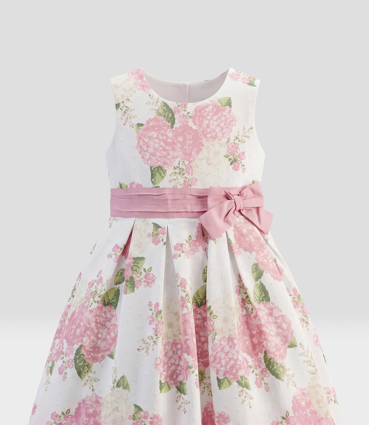 Vestido niña floreado 2 años / Palo Rosa