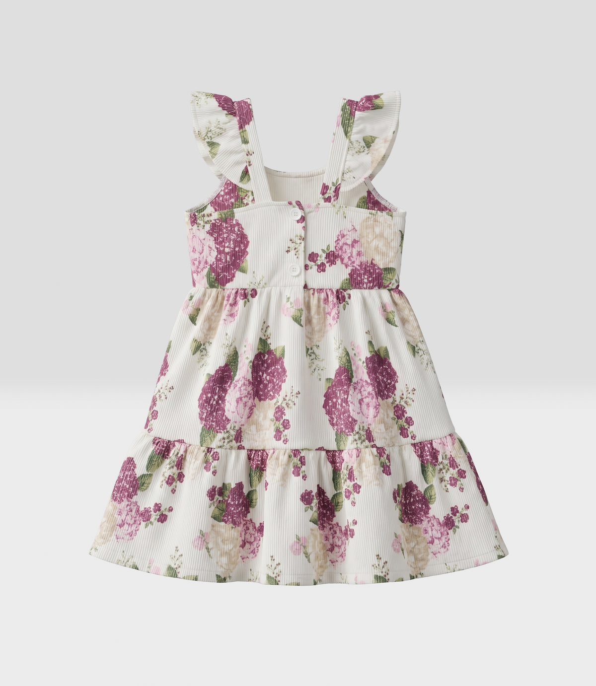 Vestido niña de bambula 2 años / Burdeo