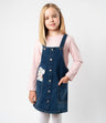 Vestido niña denim