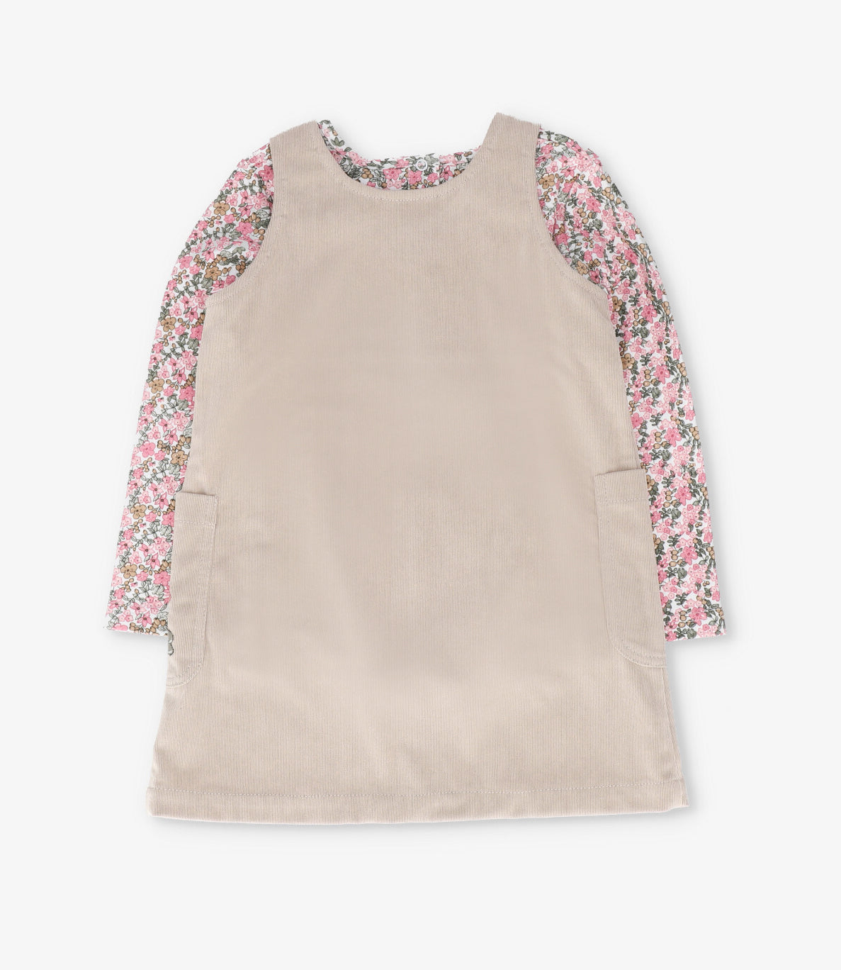 Vestido niña de cotelé 2 años / Coral