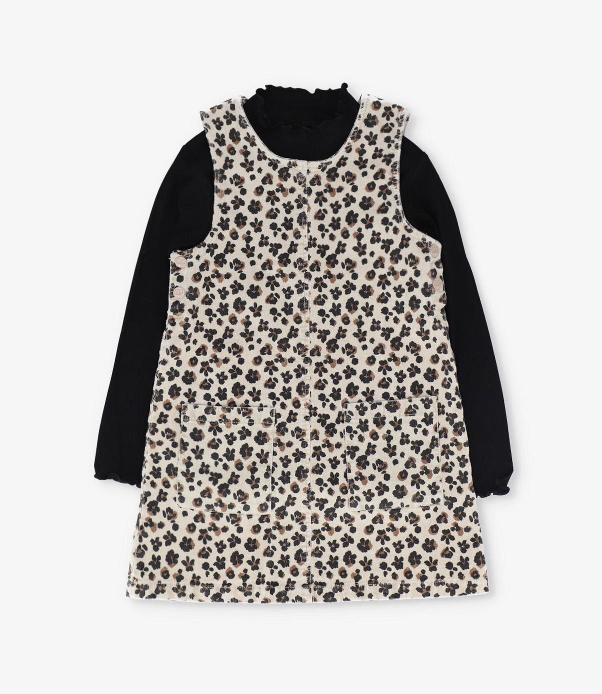 Vestido niña animal print