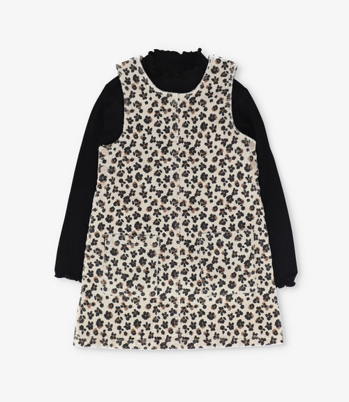 Vestido niña animal print