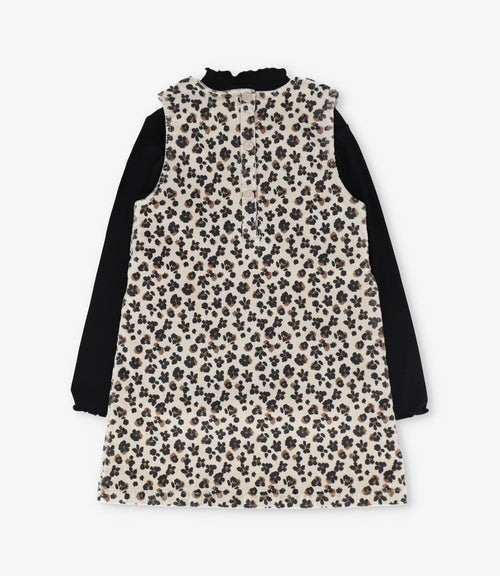 Vestido niña animal print