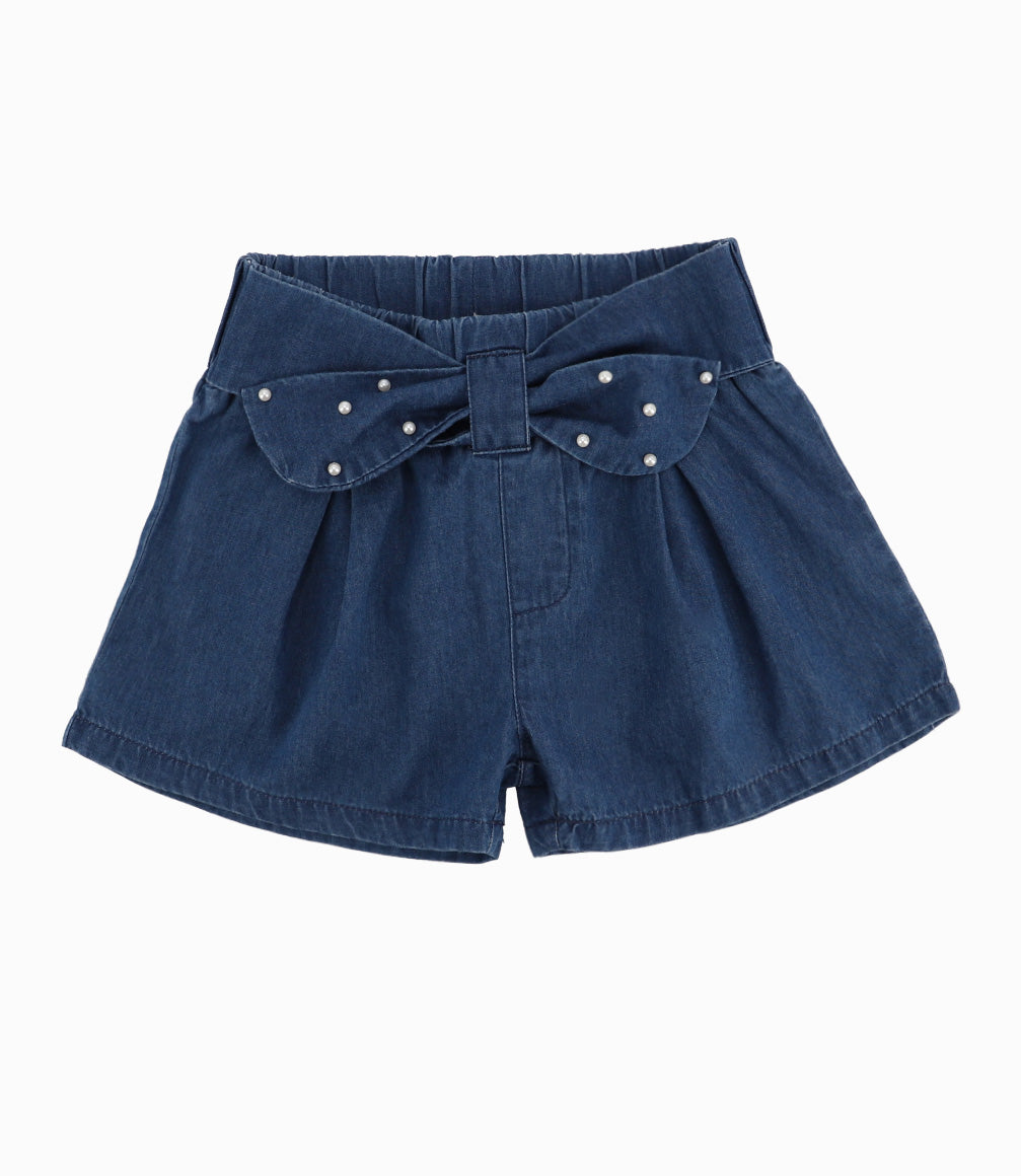 Short Niña De Denim 2 años / Azul Marino