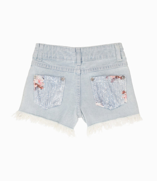 Short niña lentejuelas