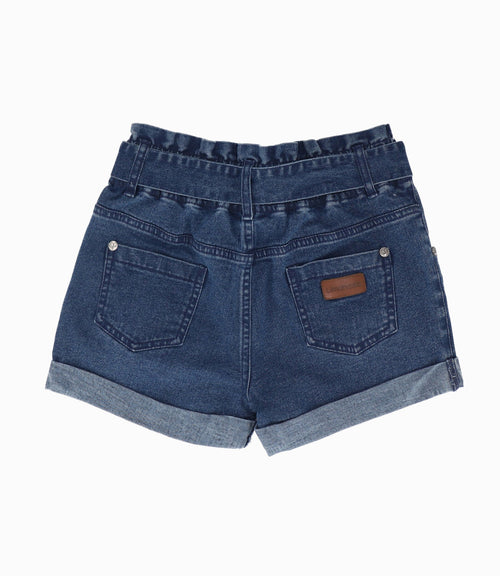 Short niña con lazo 2 años / Azul Marino