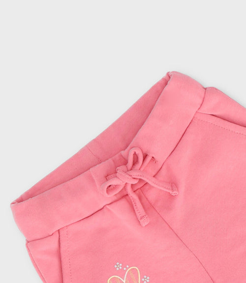 Short niña con corazones 2 años / Coral