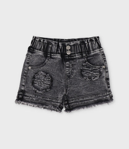 Short niña aplicación de flores