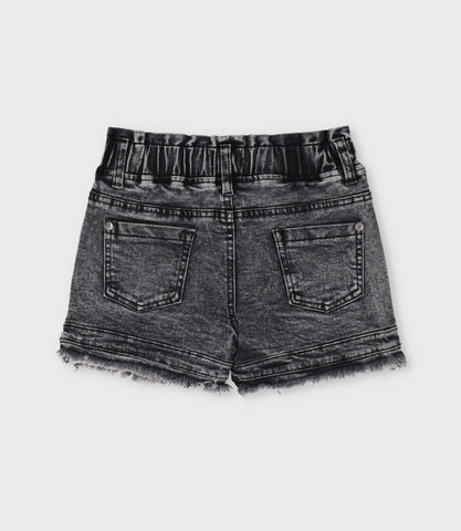 Short niña aplicación de flores