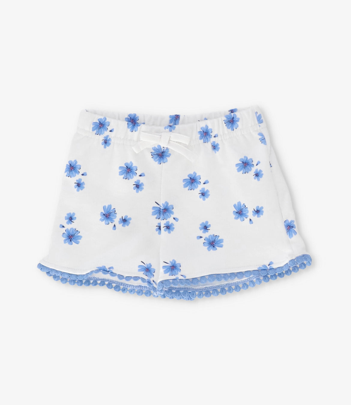Short niña floreado 2 años / Celeste