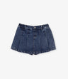 Falda short niña tableada