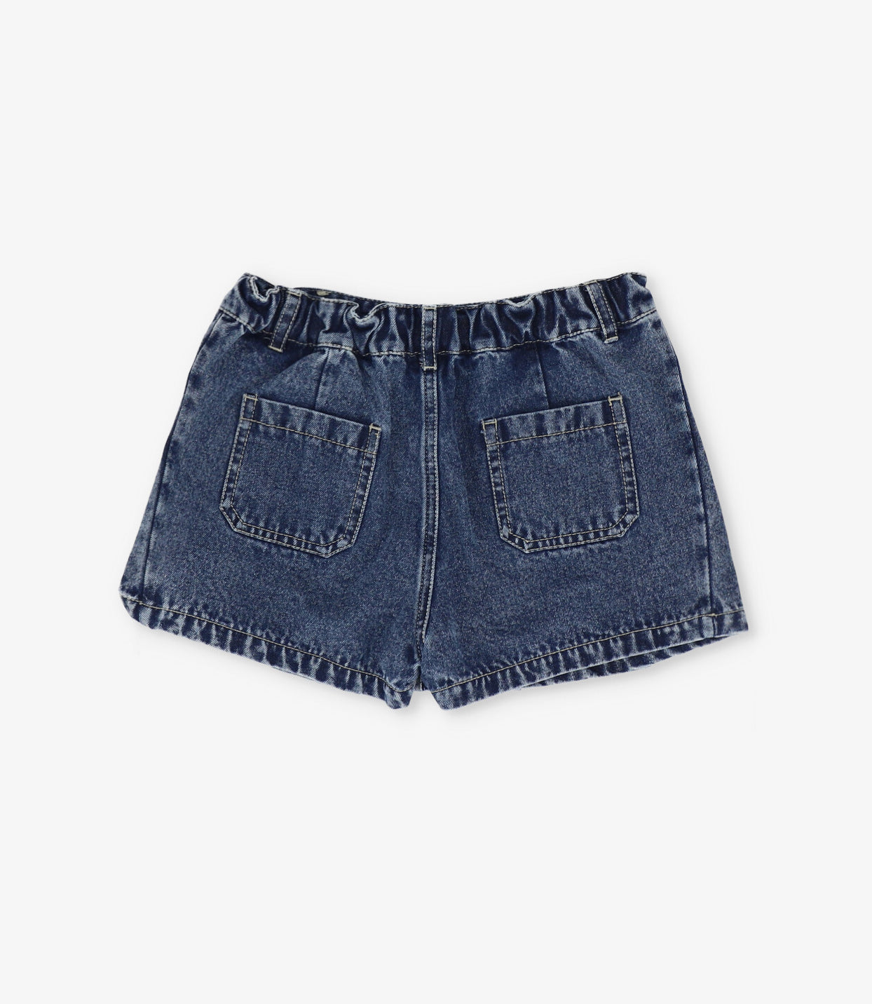 Falda short niña tableada 2 años / Azul Marino