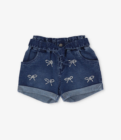 Short niña con lazos