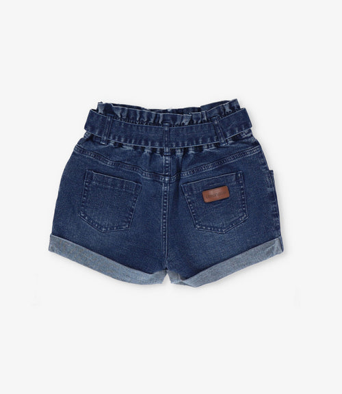 Short niña con lazos 2 años / Azul Marino