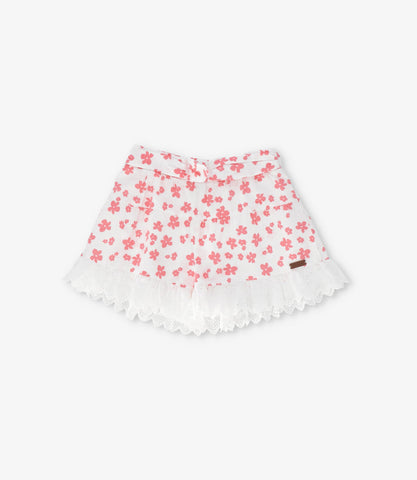 Short niña con lazos